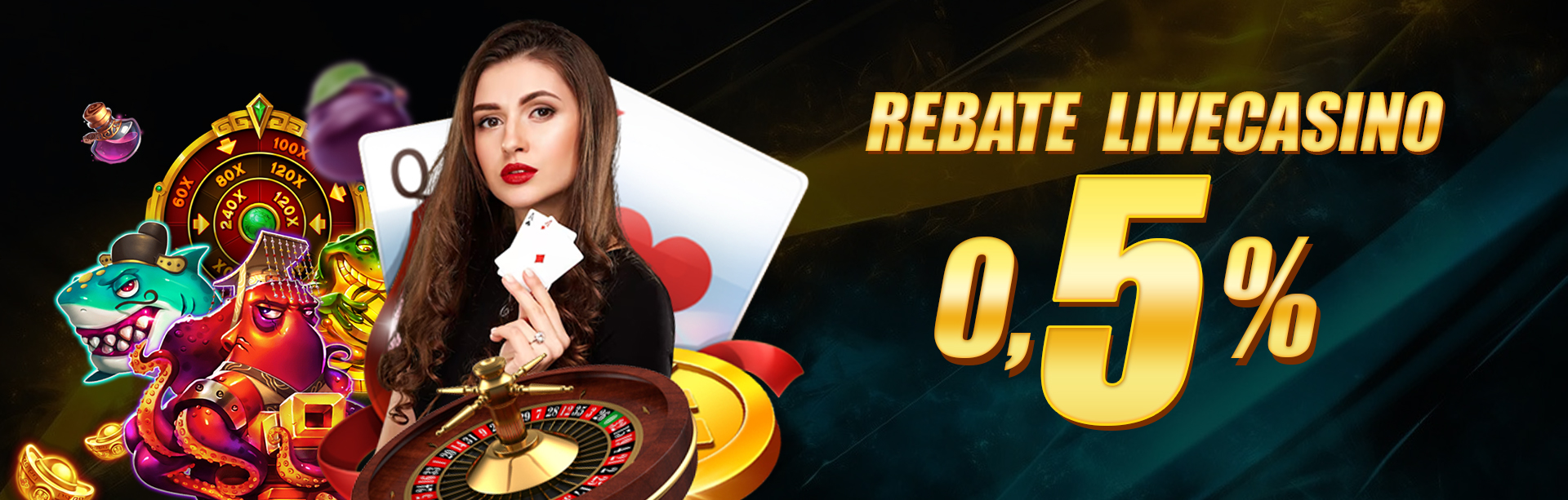 REBATE 0.5% CASINO