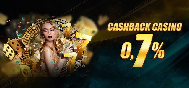 CASHBACK LIVECASINO 0.7%	