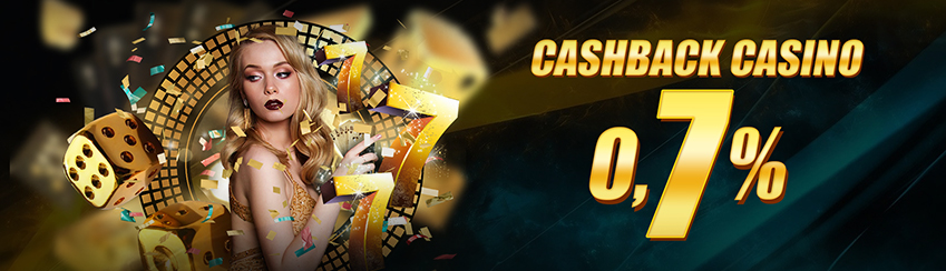 BONUS CASHBACK MINGGUAN 0.7% LIVE CASINO