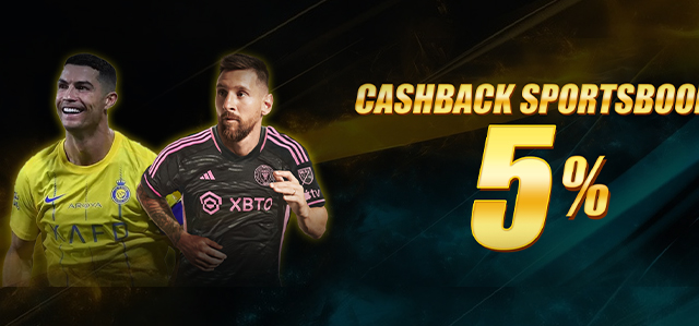 CASHBACK 5% SPORTBOOK